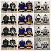 Movie College Hockey Wears Jerseys Stitched 8DrewDoughty 11AnzeKopitar 32JonathanQuick 99WayneGretzky 11AnzeKopitar Men Blank Reverse Retro Jersey