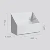 스토리지 박스 미러 캐비닛 욕실 세면대를위한 일본 스타일의 화장품 주최자 6 개의 디스손과 함께하는 메이크업 메이크업 브러시 스트론 상자