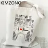 Shopping Bags Chainsaw Man Bag Bolsas De Tela Shopper Canvas Bolsa Jute Reusable Net Fabric Sac Tissu