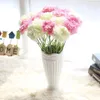 Flores decorativas Slik Slik Carnation Flor Home Decoración de bodas 6 Cabeza Día de San Valentín Regalo de la madre