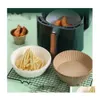 Altro Bakeware Friggitrice ad aria Carta speciale Vassoio assorbente per olio Cuscinetto monouso per uso alimentare Uso domestico Antiolio Cottura Sile Consegna di gocce di olio H Ot7Lz