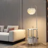 Lampy podłogowe ręcznie robione wapliski sypialnia obok lampy bezprzewodowe ładowanie funkcja salonu sofa z boku LED Lekkie światło