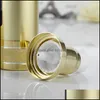 Packing Bottles Glitter Shimmer Gold Sier Empty Airless 30Ml 50Ml Portable Vacuum Pump Travel Bottle For Makeup Essence Cream 100Pcs Ot5Hx