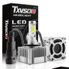 Bilstrålkastare TXVSO8 LED -strålkastare D1S D3S 20000Lumens High Beam 6000K White Super Bright 2pcs Easy Installation Light Drop Deliver DH7SF