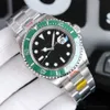 남성 시계 자동 기계식 시계 40mm 빛나는 손목 시계 완벽한 품질 세라믹 케이스 접이식 방수 디자인 비즈니스 선물 손목 시계