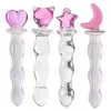 Vibrador brinquedo de brinquedo de brinquedo de cristal plug plug plug ￢nus vaginal contas bunda sexual brinquedo adulto adulto para masturba￧￣o masturba￧￣o homens 5z7f w36y