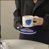 Andere Geschirr Nordic Ins Keramik Schachbrett Liebe Wasseraufnahme Topf Tasse Pad Kratzfest Tisch Große Drop Lieferung nach Hause Otl9Q