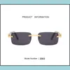 Sonnenbrille Guay Herren Designer S Sonnenbrille Designer Luxus Plank Rec Rimless Cjeweler Dannyglasses Frau Gafas de Sol Drop Deliver Dh0R4