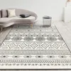 Tapetes de estilos marroquinos modernos carpete de alta qualidade decoração de casa tapete de quarto étnico el office anti-deslizamento tapete lavável