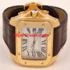 Lyxklockor 18K Yellow Gold Men's Watch 2657 W20071Y1 100 armbandsur Automatisk r￶relse klockor m￤n mens watch3314