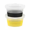 Storage Bottles 30pcs Clear Food Small Sauce Containers Package Box&Lid Portable Disposable Plastic Cups Transparent 25/50/75ml