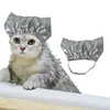 Abbigliamento per cani Cuffia impermeabile da bagno Cappuccio anti-orecchio per gatti Cappello regolabile per animali domestici Cappucci per toelettatura