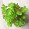 Dekorativa blommor Nuonuowell 3x Mini Green Succulent Plants Artificial Faux Imitation Plant