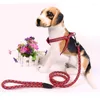 Dog Collars Leash Anti-bite And Explosion-proof Punch Pet Traction Belt Chest Strap Reflective
