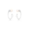 Boucles d'oreilles créoles 925 bijoux en argent Sterling deux coeurs amour à la mode mode femme senior pour femmes cadeau