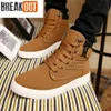 Ganze-2016 Neue Mode Männer Stiefel Für Männer PU Leder Atmungsaktive High Top Männer Schuhe Günstige Große Größe 45 46287a