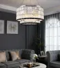 Lustres Salon Moderne K9 Lustre En Cristal De Luxe Villa Designer Lampe Transparent