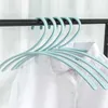 Cabides 10pcs/conjunto plástico portátil Display Racks prateleira de guarda -roupa de guarda