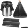 Trash Bags Garbage Bag Household Plastic Thickening Wholesale Portable Office Daily Necessities Black Vest Drop Delivery Home Garden Otq8Y