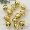 Party Decoration 6/8cm Christmas Balls Tree Ornament Ball Xmas Hanging Pendant Home Gift Decor Navidad 2023 Year