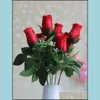 Fleurs décoratives couronnes 7 têtes fleur artificielle amour Rose mariée tenue de mariage accessoires demoiselles d'honneur mariage fournitures Otqdk