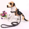 Colliers pour chiens Laisse Anti-morsure et anti-déflagrant Poinçon Ceinture de traction pour animaux de compagnie Sangle de poitrine Réfléchissant