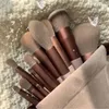 Makeup Brushes 10/13Pcs Cute Set For Cosmetic Soft Beauty Foundation Blush Powder Eyeshadow Concealer Blending Brush