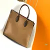 Onthego Mm Gm Bag Luxurys Designer Borse Borse Data Codice M45321 Tracolla a catena da donna di alta qualità in pelle verniciata229c