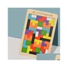 Головоломки neves neto montessori tangram wooden puzzle 3d colorf Constructor Board Game for Kids Math Math Toys Образование De Dhgh5