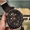 Orologi meccanici da uomo di lusso Automatico UN El Toro Calendario perpetuo GMT MULTI-FUNZIONI Quadrante blu Gomma Fashion Mens Business 180a