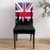 Chair Covers Dining British Flag Silhouette Big Ben Cover Spandex Elastic El Wedding Supplies