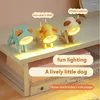 Night Lights Cute LED Light Folding Table Lamp Mini Pet Ins Student Gift Creative Cartoon Kids Room Bedside Bedroom Decor