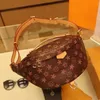 5 Color Famous Bumbag Cross Body Waist Bags fashion Shoulder Bag Brown flower Waist-Bags Size 37x14x13cm Unisex Handbag Purses Designer Bags Crossbody Purse #M43644