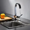 Kitchen Faucets 360 Degree Rotation Single Handle Hole Faucet Mixer Sink Tap Modern And Cold Water