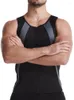 Men's Body Shapers Men Sports Shaper Wear Neoprene Vest Double Gray Stripes Extremely Fast Wicking Sauna Top Fitness No Trace Corset