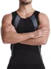 Body Shapers pour hommes Hommes Sports Shaper Porter Néoprène Gilet Double Rayures Grises Extrêmement Rapide Wicking Sauna Top Fitness No Trace Corset