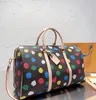 Designer doodle Unisex Duffel Bags Printing Leather Handbag Large Capacity Fashion Leisure Travelling Bag classic dot Women Single-Shoulder Bag