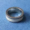 925 Стерлинговые серебряные перламудные сердечки кольцо кольцо подгонки с ювелирными украшениями для свадьбы