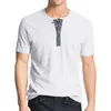 Männer T-shirts 2022 Frühling Sommer Henley Shirt Herren Grafik Casual Outwear Für Männliche Marke Kleidung