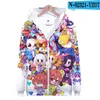 Moletons masculinos de 3 a 14 anos crianças 3D Undertale Sans fantasia de cosplay meninos meninas moletom moletom Harajuku jaqueta casaco roupas infantis