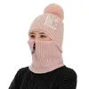 Gorros de ciclismo, bufanda de punto elegante, gorro elástico, grueso, para exteriores, cálido, para montar, jersey de una pieza, resistente al frío