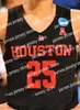 College Basketball Wears Nik1 NCAA Basketball Final Four Houston Cougars College 24 Quentin Grimes Jersey 0 Marcus Sasser 3 DeJon Jarreau 2 Caleb Mills 4 Justin