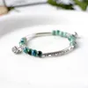 Creative Handmade Ceramics Bracelet Women Ethnic Style Simple Fashion Beaded Bracelet Female Trendy Hand String Ornament