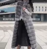 Women's Wool Women Winter Coat Luxury Natural Fur Long Vest For High Quality Cashmere Patchwork Real Gilet Waistcoat With Belt