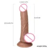 Sex Toy Dildo Black Mamba Liquid Double-Layer Silica Gel Real Muscle Bully Simulation Penis Kvinnlig onani roliga vuxna produkter