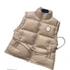 브랜드 L 디자인 하이 칼라 코트 레이스 업 허리 로고 배지 다운 허리 코트 재킷