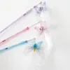 Cat Toys 5pcs/Set Stick Игрушка Замена бабочки формы ленты ленты палочка насадки для животных тизер.