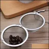 Coffee Tea Tools Stainless Steel Infuser Sphere Locking Spice Ball Strainer Mesh Filter Strainers Kitchen 20Pcs Drop Deli Homefavor Dhg0P