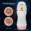 Sex toys massager HESEKS Automatic Sucking Cup Male Masturbators Electric Blow Job Toy With 7 Vibration 3 Suction Modes 3D Textured