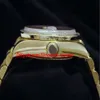 Relojes de lujo de alta calidad Reloj de pulsera Reloj de oro amarillo de 18 k Reloj con bisel de diamante negro 18038 Reloj automático de 36 mm para hombre Reloj para hombre W291c